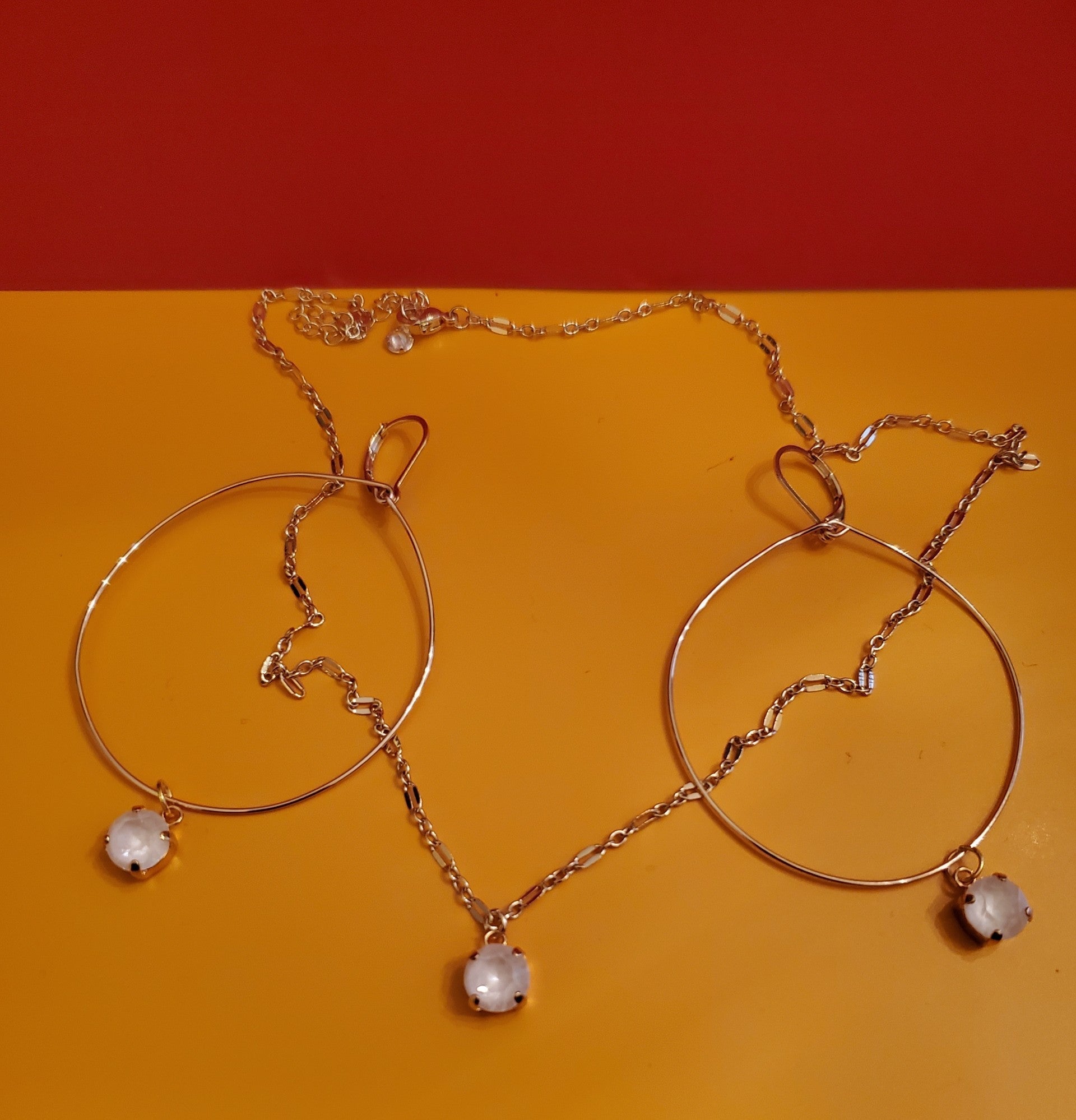 Necklace and earrings set - Arts & Scraps