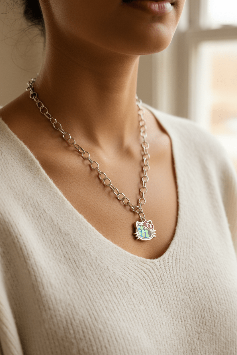 12 - Inch Hello Kitty Necklace: Fashion Accessory - Arts & Scraps