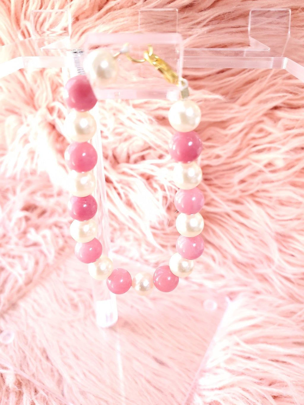 Beautiful and fun pearls and glass beads bracelet - Arts & Scraps