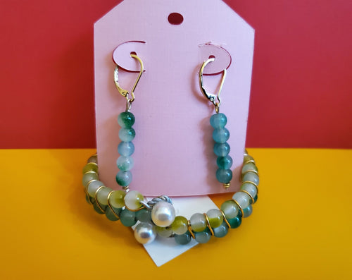 Bracelet and Earrings - Arts & Scraps