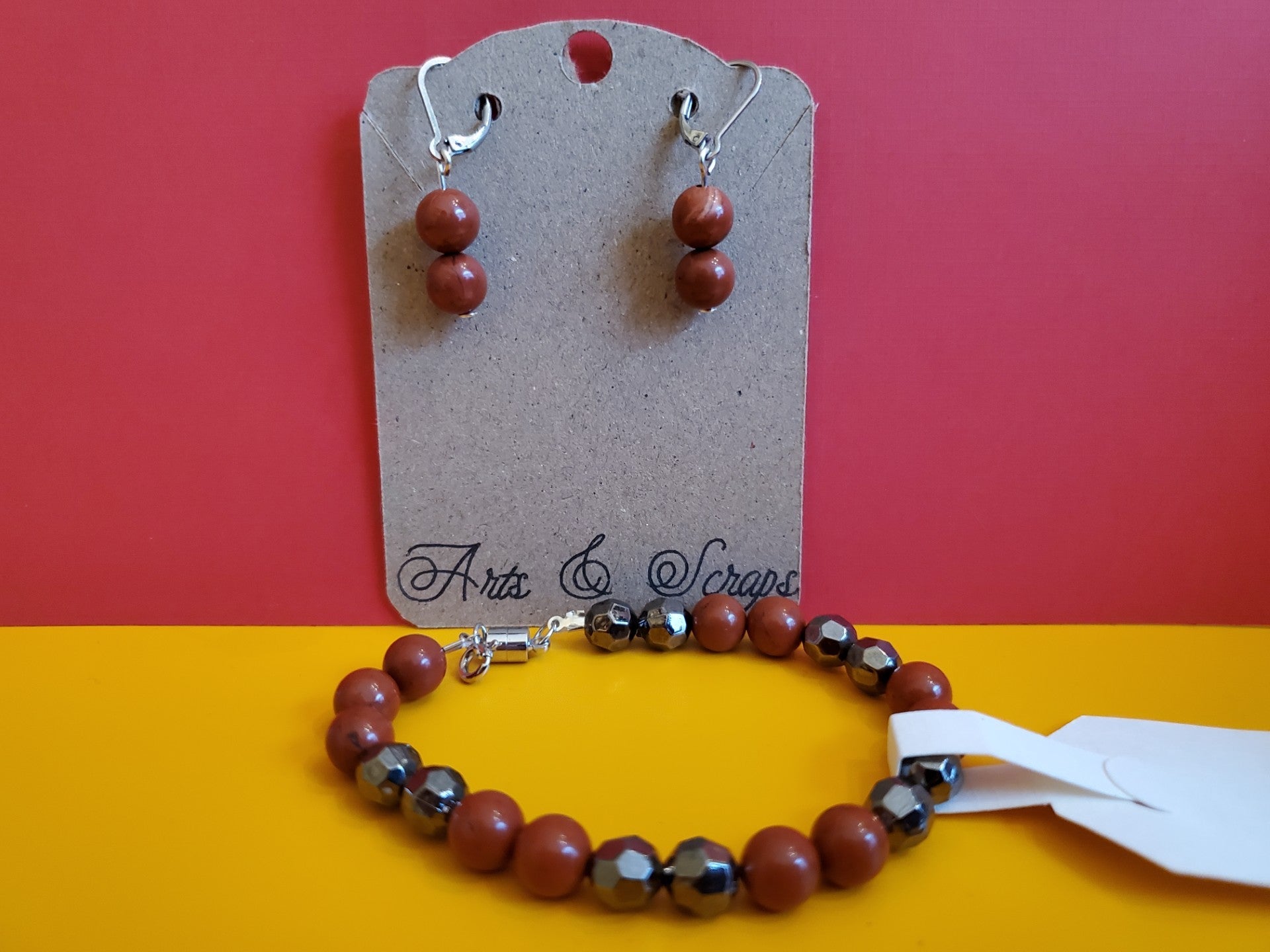 Bracelet and Earrings - Arts & Scraps