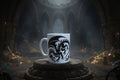 Dragon mug 12 oz - Arts & Scraps