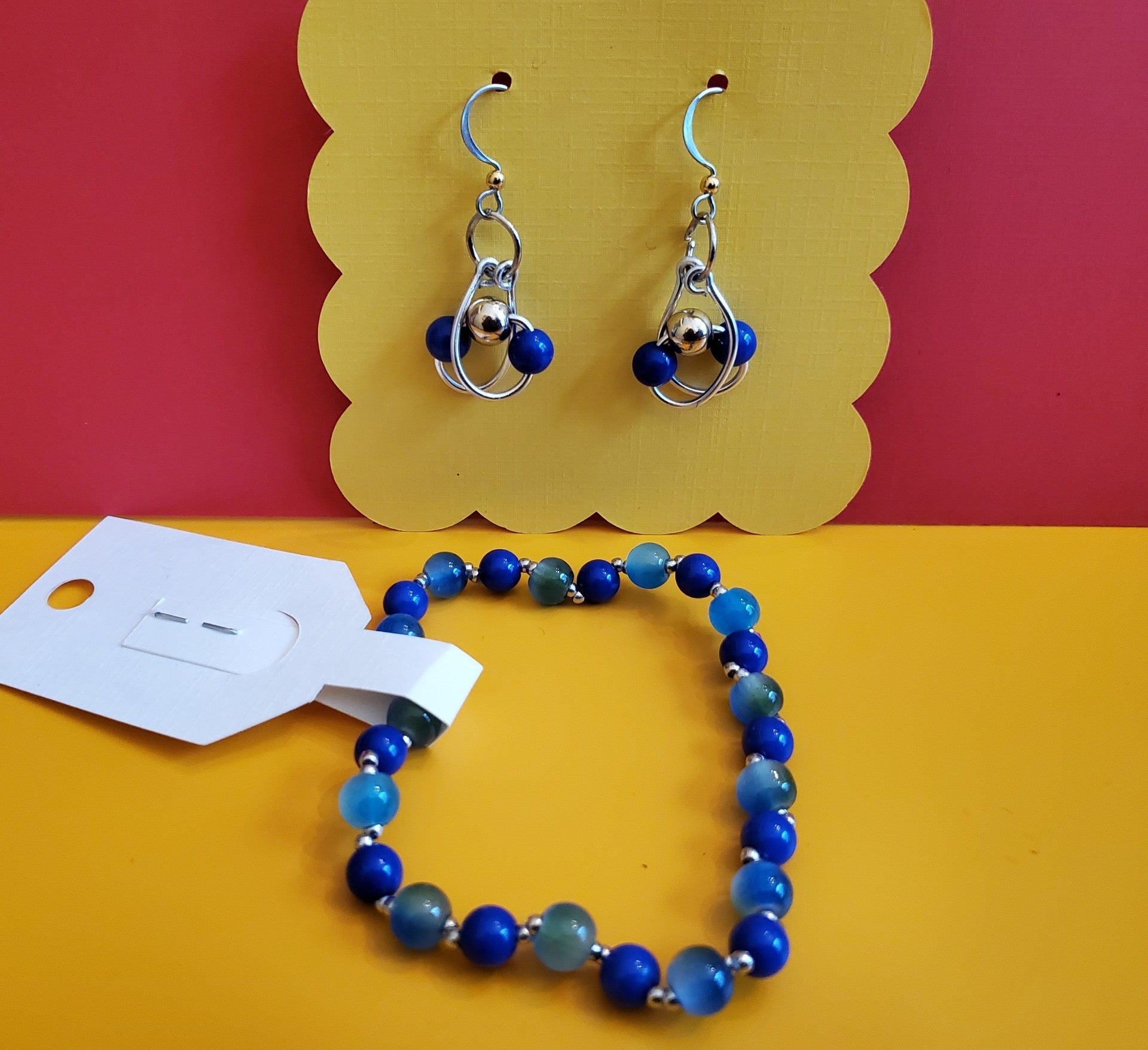 Earrings and Bracelet - Arts & Scraps