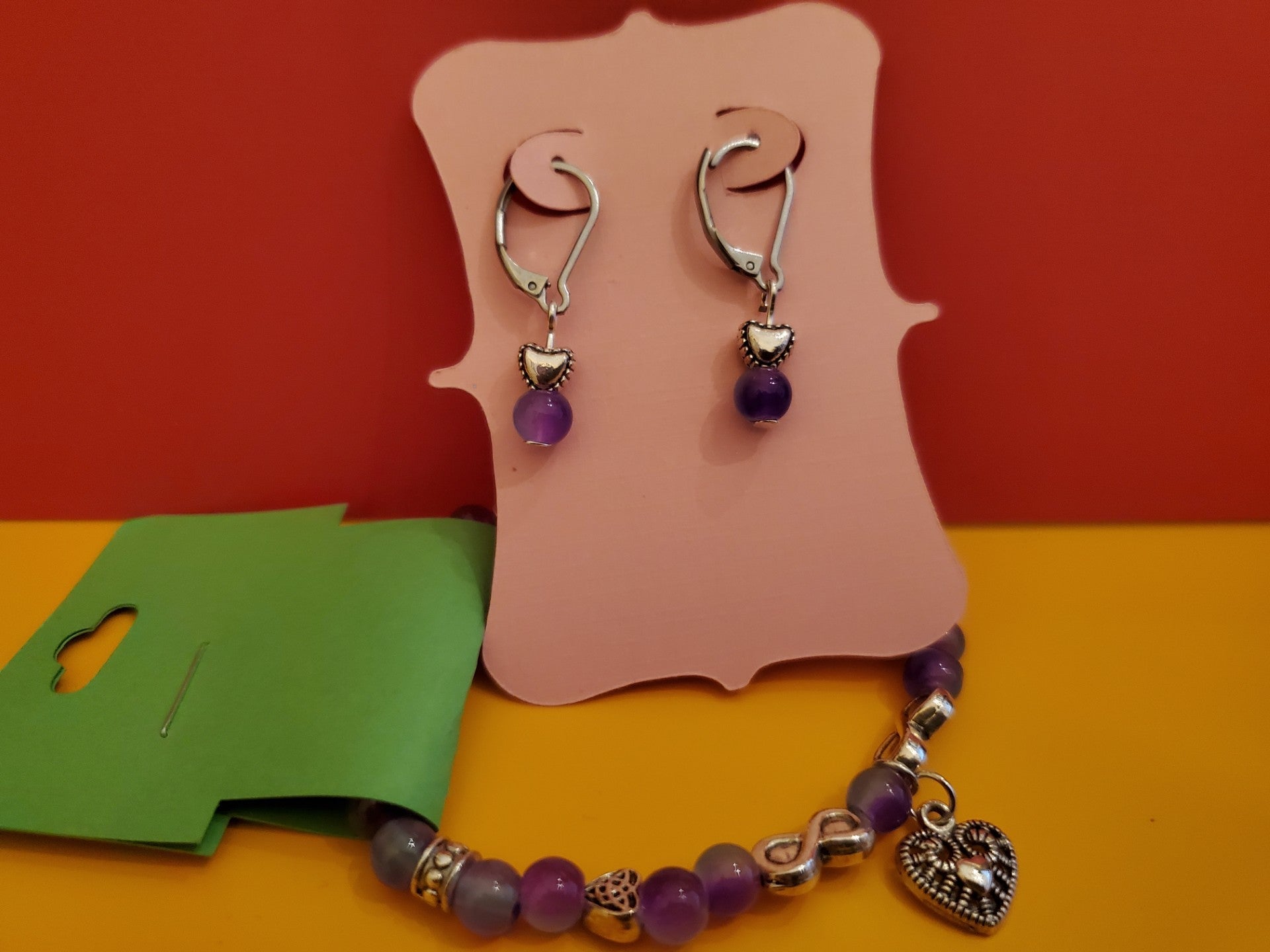 Earrings and Bracelet - Arts & Scraps