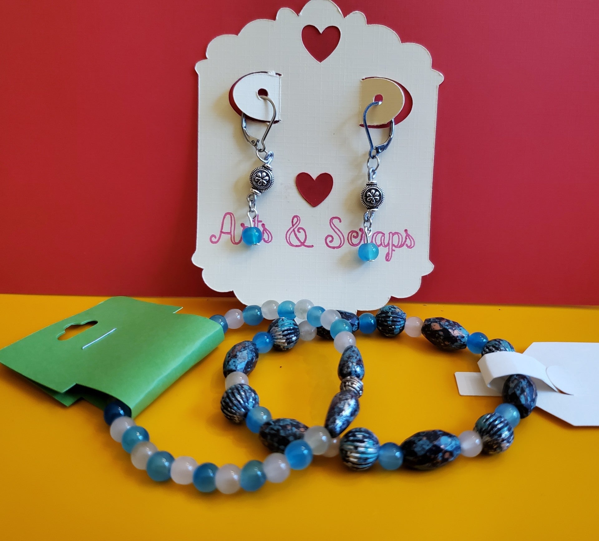 Earrings and Bracelets - Arts & Scraps