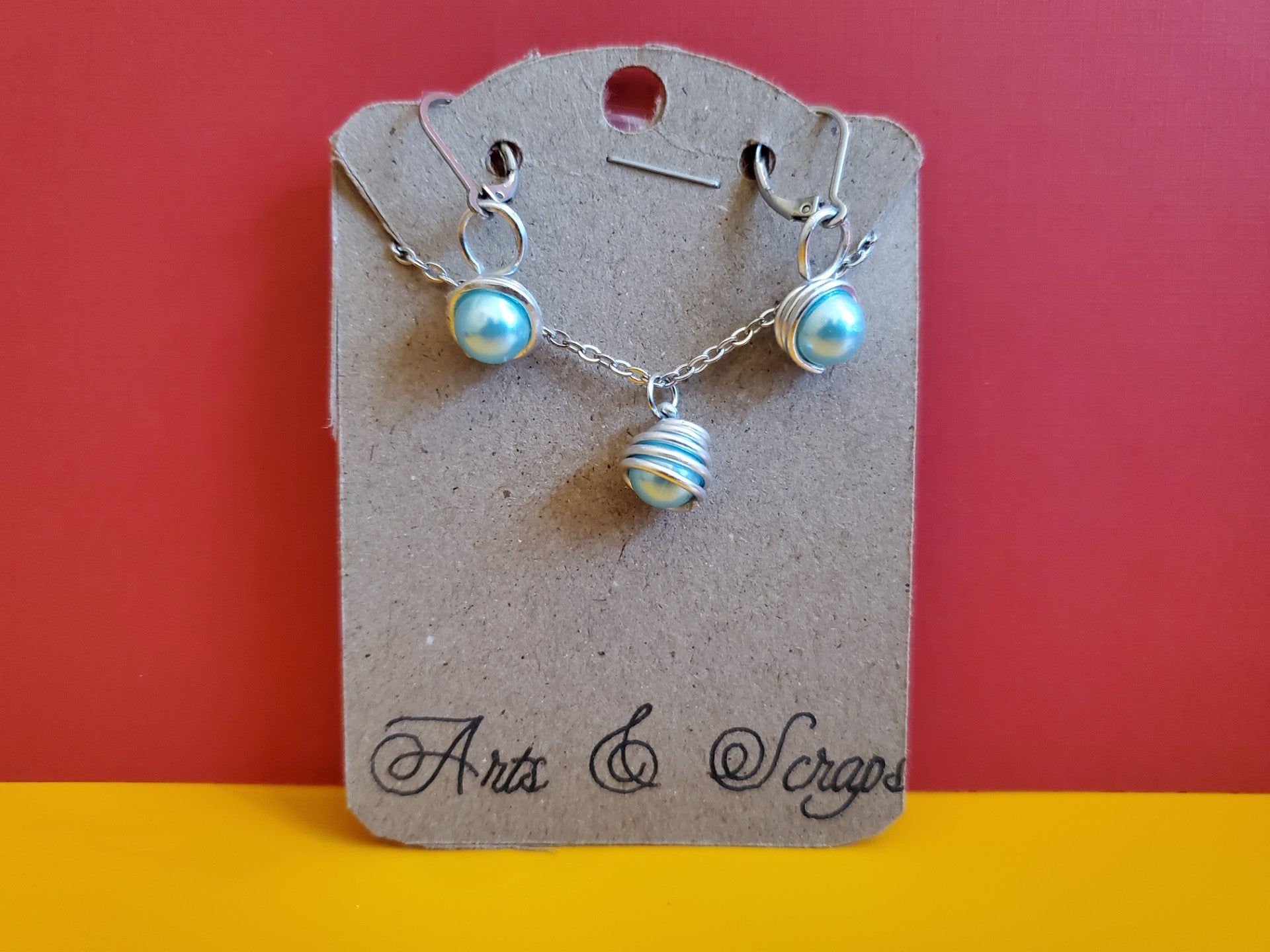 Necklace and Earrings - Arts & Scraps