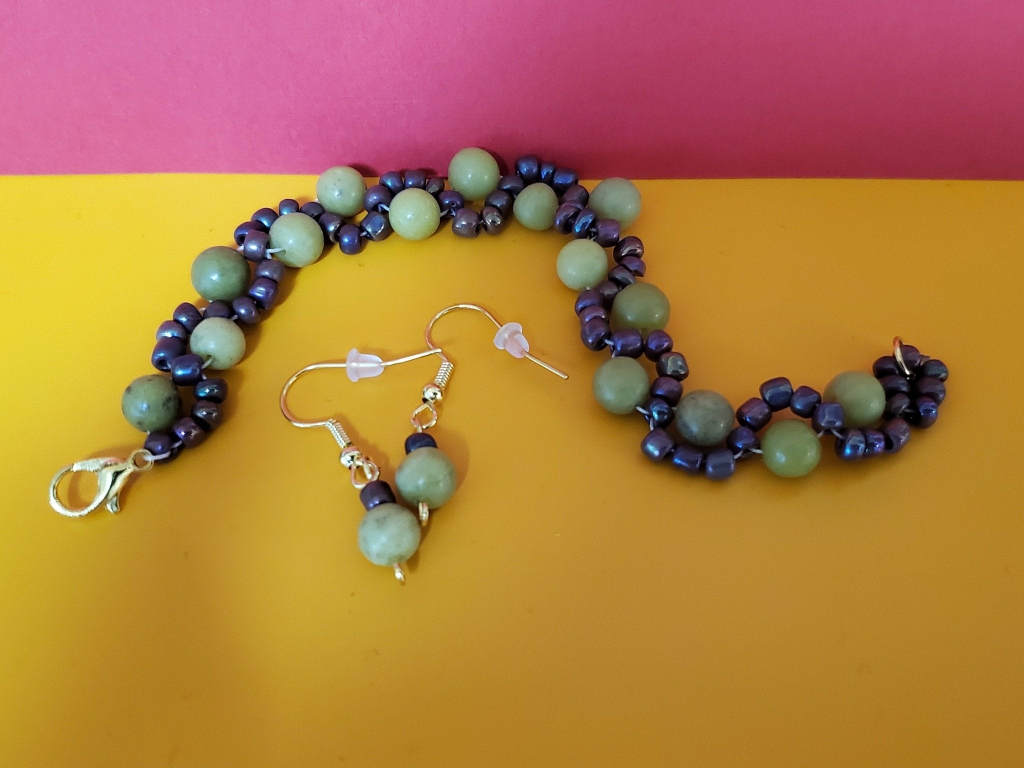 Olive Jade beaded set start the summer off in style - Arts & Scraps